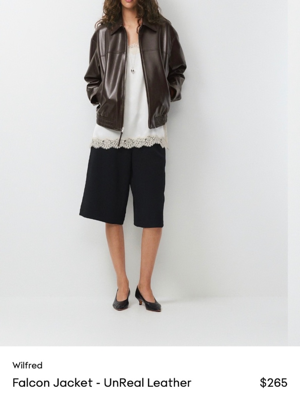 Aritzia Falcon Jacket - M - Mocha Brown